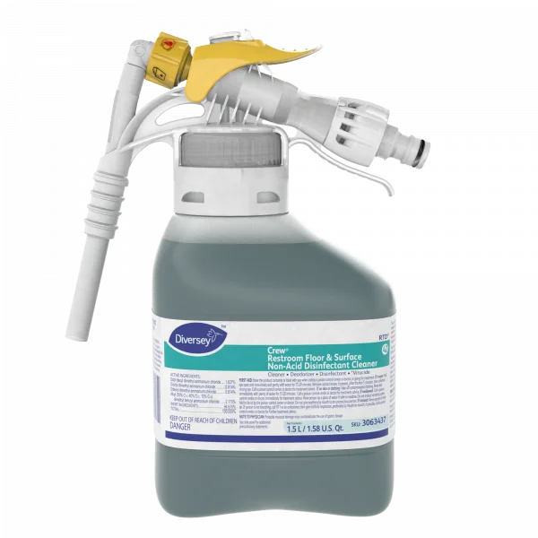 Crew Restroom Floor & Surface NA Disinfectant Cleaner, 1.5L - RTD