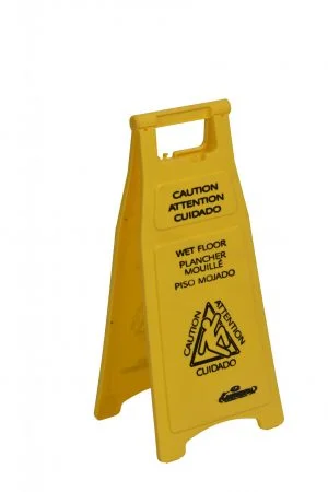 Wet Floor CAUTION Sign 26" - YELLOW