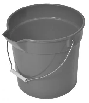 Huskee Bucket 14 qt. Grey