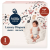 Millie Moon Luxury Diapers (108ct) - SIZE 1