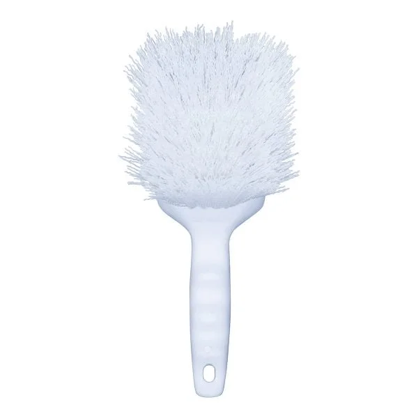 8.5in Short Handle Scrubber - WHITE