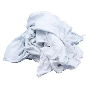 T-Shirt Rags - White (25lb)