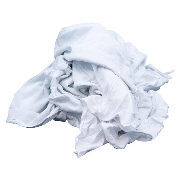 T-Shirt Rags - White (25lb)