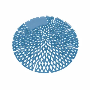 Wave 3D Urinal Screen - COTTON BLOSSOM