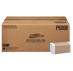 Peerless Single-Fold Towel - White