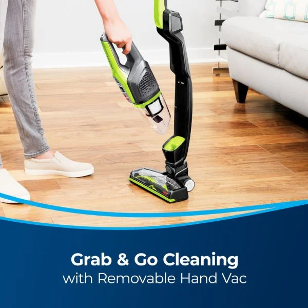 ReadyClean Cordless XRT 14.4V Stick Vacuum - GREEN - Image 5