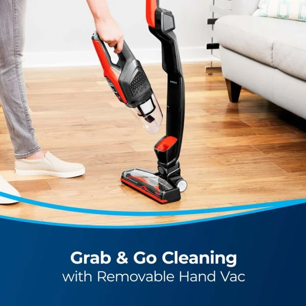 ReadyClean Cordless XRT 14.4V Stick Vacuum - RED - Image 6