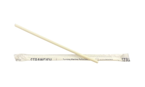 7.75" x 6mm Wrapped Natural Straw (5,000/cs)
