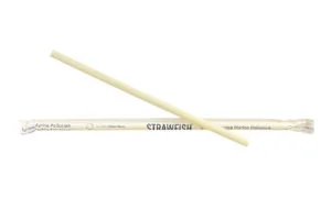 8.5" x 8mm Wrapped Natural Straw (5,000/cs)