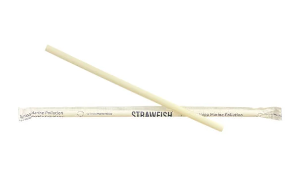8.5" x 8mm Wrapped Natural Straw (5,000/cs)