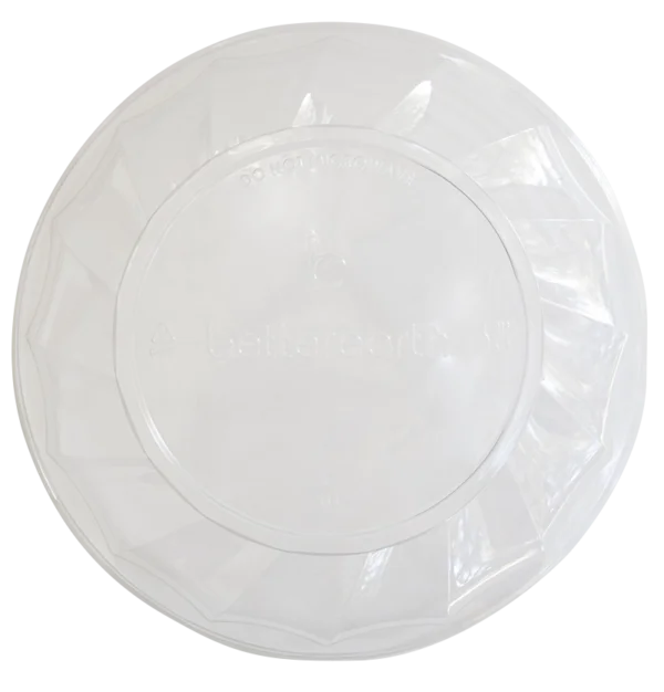 24-48oz Round Bowl Lid, PLA (400/cs)