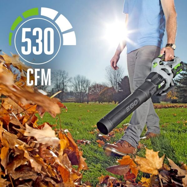 EGO Power+ 3-Speed Turbo 56-Volt 530 CFM Cordless Leaf Blower - Image 3