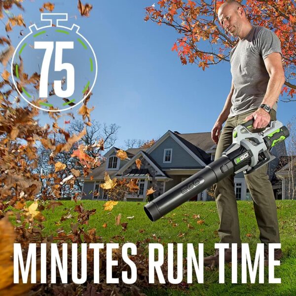 EGO Power+ 3-Speed Turbo 56-Volt 530 CFM Cordless Leaf Blower - Image 4