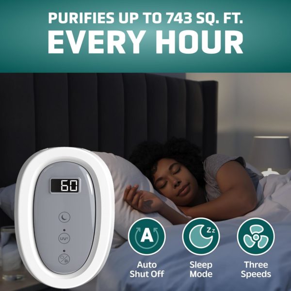 GermGuardian Tower Air Purifier - WHITE - Image 4