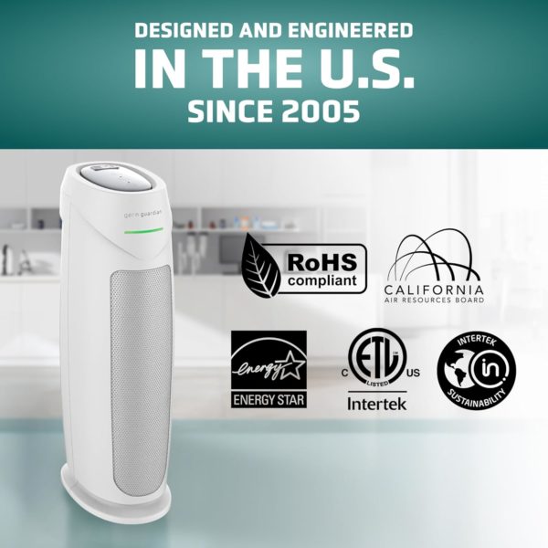 GermGuardian Tower Air Purifier - WHITE - Image 6